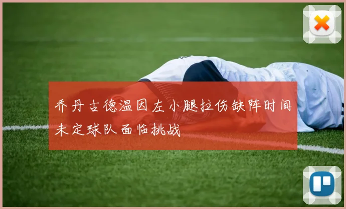 乔丹古德温因左小腿拉伤缺阵时间未定球队面临挑战
